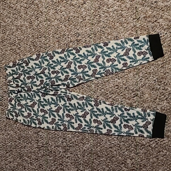 JAMMIES FOR FAMILIES GIRLS 2 PIECE GREEN PINES PAJAMA SET SIZE EXTRA SMALL 6/6X - Picture 4 of 9